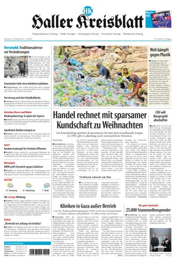 Neue Westfälische - Haller Kreisblatt - 14 Nov 2023
