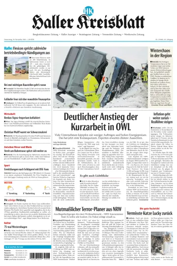 Neue Westfälische - Haller Kreisblatt - 30 Nov 2023