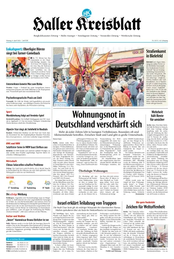Neue Westfälische - Haller Kreisblatt - 8 Apr 2024