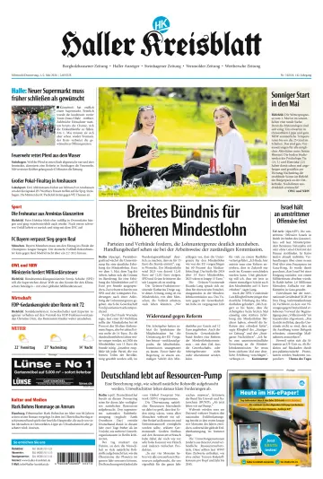 Neue Westfälische - Haller Kreisblatt - 01 май 2024