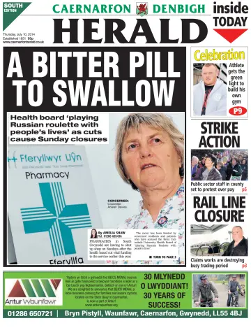 Caernarfon Herald - 10 Jul 2014