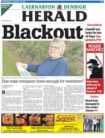 Caernarfon Herald - 14 Aug 2014