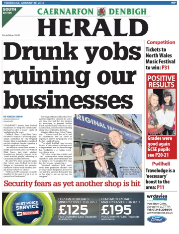 Caernarfon Herald - 28 Aug 2014