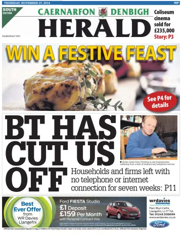 Caernarfon Herald - 27 Nov 2014