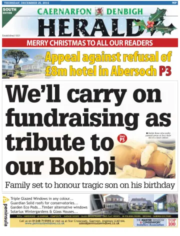 Caernarfon Herald - 25 Dec 2014