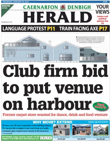 Caernarfon Herald - 29 Jan 2015