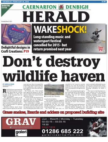 Caernarfon Herald - 26 Feb 2015