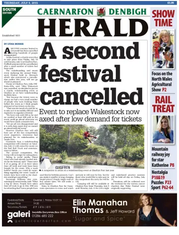 Caernarfon Herald - 9 Jul 2015