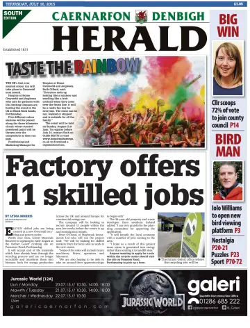 Caernarfon Herald - 16 Jul 2015