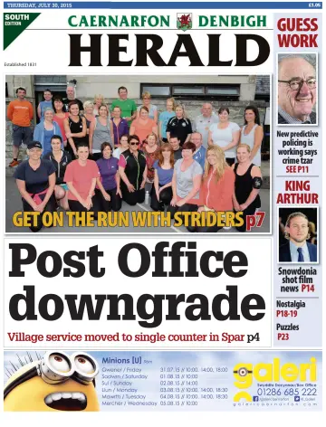 Caernarfon Herald - 30 Jul 2015