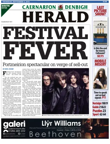 Caernarfon Herald - 3 Sep 2015