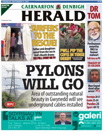 Caernarfon Herald - 17 Sep 2015