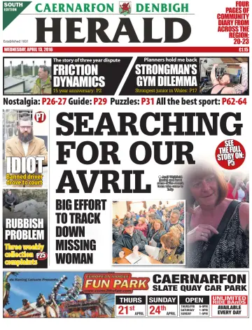 Caernarfon Herald - 13 Apr 2016