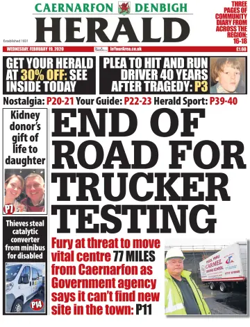 Caernarfon Herald - 19 Feb 2020