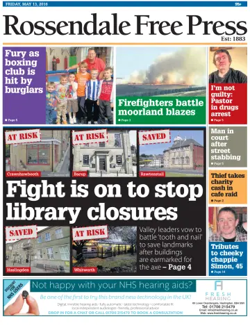 Rossendale Free Press - 13 May 2016
