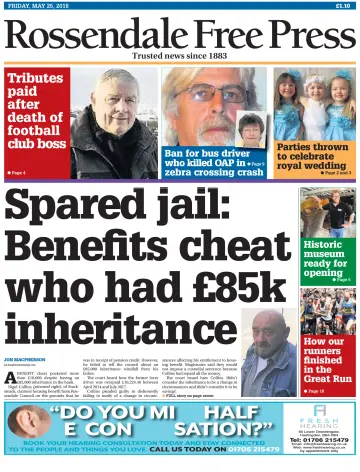 Rossendale Free Press - 25 May 2018