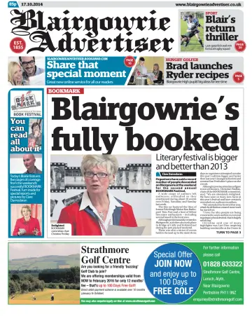 Blairgowrie Advertiser - 17 Oct 2014