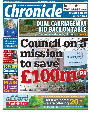 Crewe Chronicle - 3 Ebri 2024