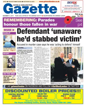 Hayes & Harlington Gazette - 12 Nov. 2014