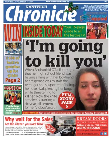 Nantwich Chronicle - 17 Dec 2014