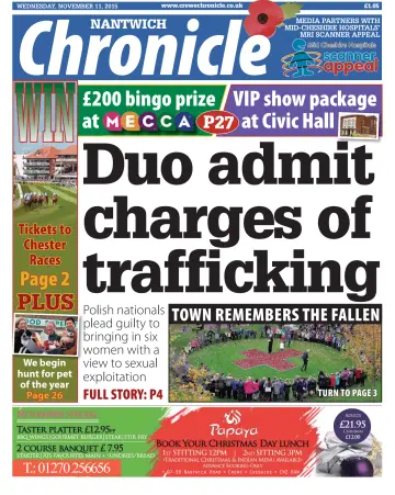 Nantwich Chronicle - 11 Nov 2015