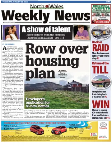 North Wales Weekly News - 13 Aug 2015