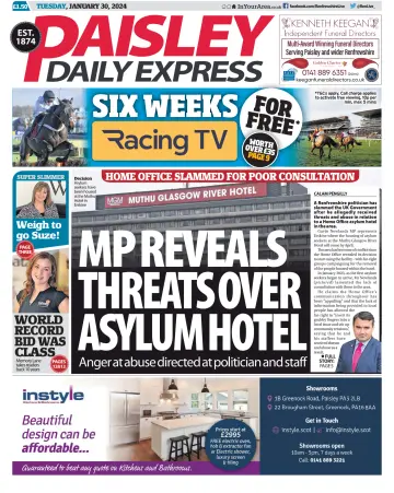 Paisley Daily Express - 30 Jan 2024