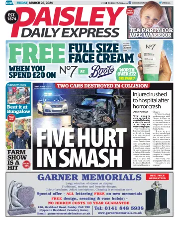 Paisley Daily Express - 29 Mar 2024