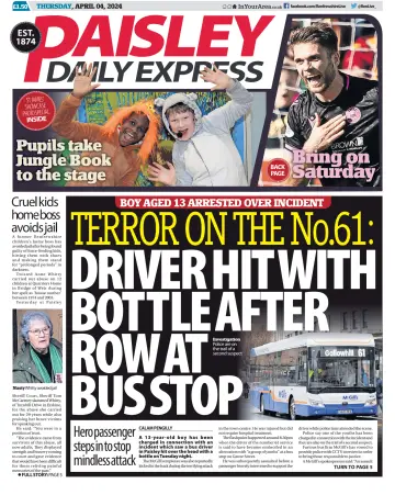 Paisley Daily Express - 04 四月 2024