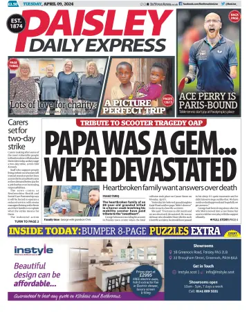 Paisley Daily Express - 9 Aib 2024