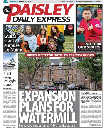 Paisley Daily Express - 15 4월 2024