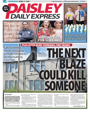 Paisley Daily Express - 17 Nis 2024