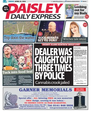 Paisley Daily Express - 26 Aib 2024
