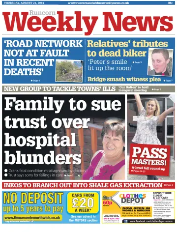 Runcorn & Widnes Weekly News - 21 Aug 2014