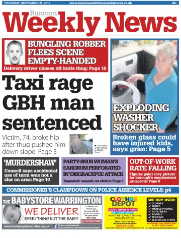 Runcorn & Widnes Weekly News - 25 Sep 2014
