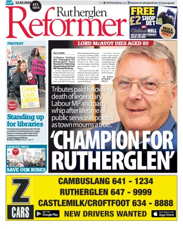 Rutherglen Reformer - 13 三月 2024