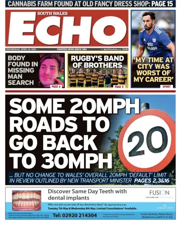 South Wales Echo - 24 4月 2024