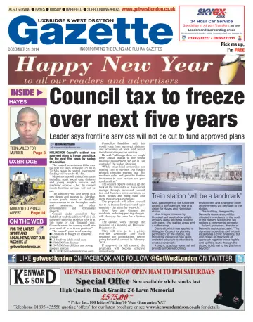 Uxbridge Gazette - 31 Dec 2014