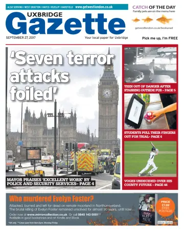 Uxbridge Gazette - 27 Sep 2017