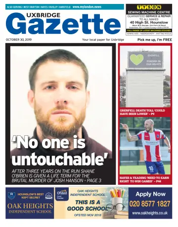 Uxbridge Gazette - 30 Oct 2019