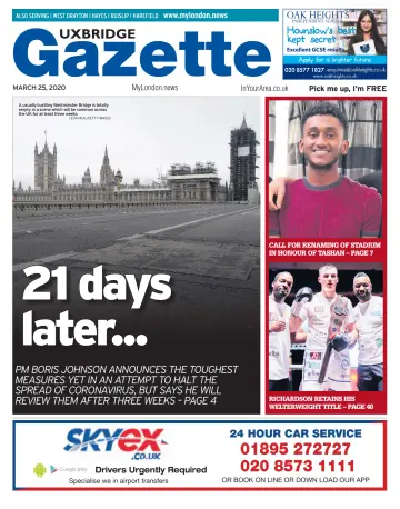 Uxbridge Gazette - 25 Mar 2020