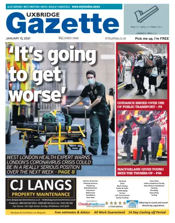 Uxbridge Gazette - 13 Jan 2021