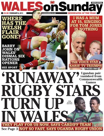 Wales On Sunday - 08 二月 2015