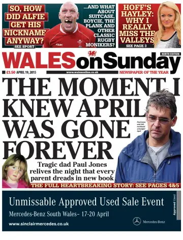 Wales On Sunday - 19 Apr 2015