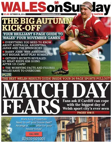 Wales On Sunday - 30 Oct 2016