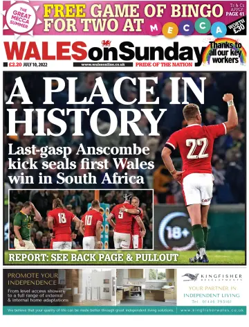 Wales On Sunday - 10 七月 2022