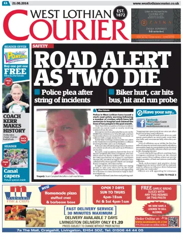 West Lothian Courier - 21 Aug 2014