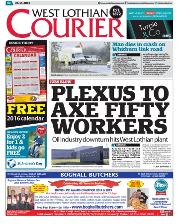 West Lothian Courier - 26 Nov 2015