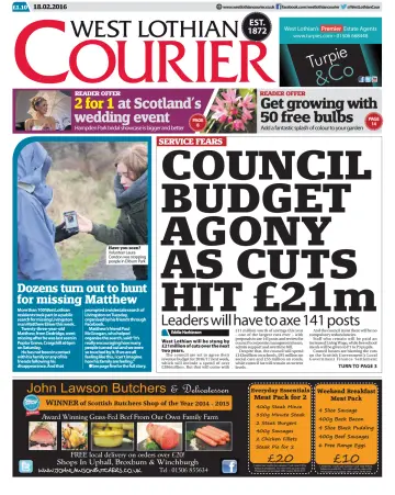 West Lothian Courier - 18 Feb 2016