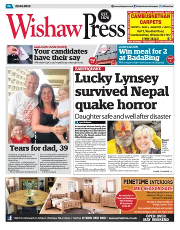 Wishaw Press - 29 Apr 2015